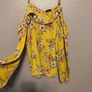 Off The Shoulder Floral Top